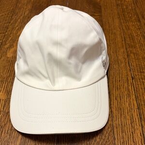 Lululemon White Baseball Cap